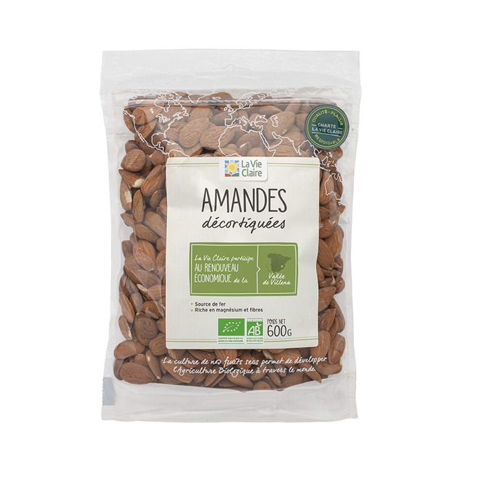 Amandes Décortiquées 600g