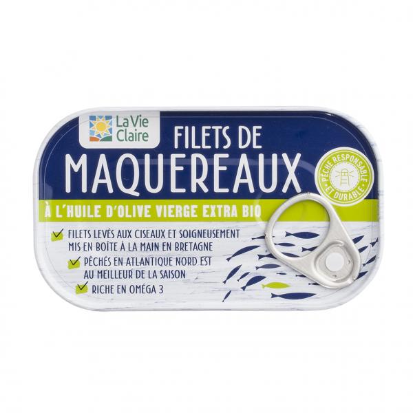 Filets Maquereaux H.olive 118g