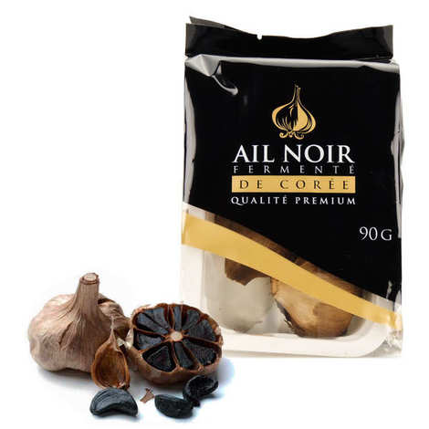 FERMENTED BLACK GARLIC FROM KOREA - 3 HEADS OF 30 GR 