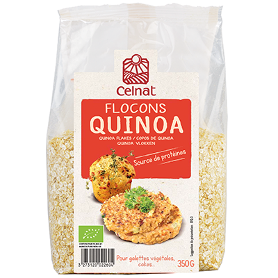 FLOCONS DE QUINOA 350G CELNAT